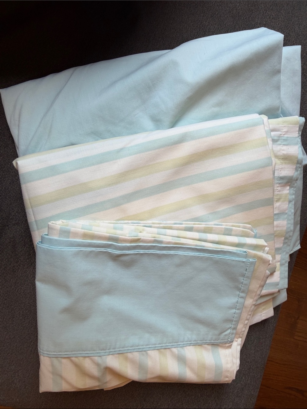 Vintage Wondercale by Springmaid cotton poly blend double full sheets set (4 pc)